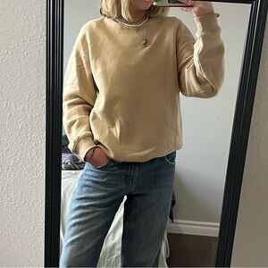 Yellow Crewneck Sweatshirt